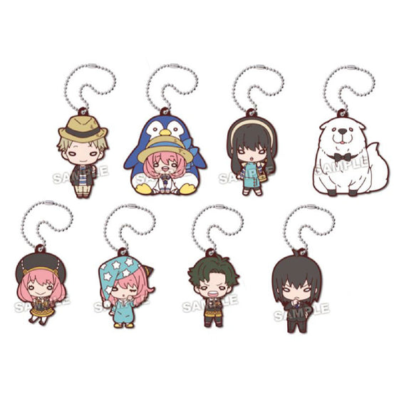 Nitotan Spy x Family Daily Life Rubber Mascot (Set of 8) 間諜家家酒 間諜過家家 安妮亞 アーニャ