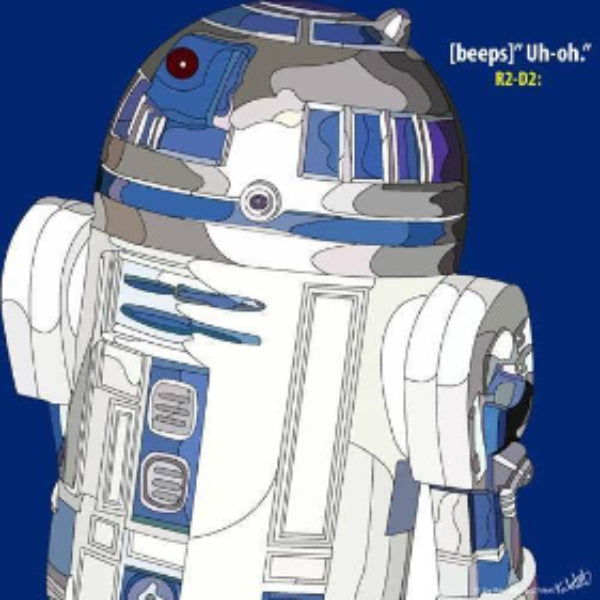 Pop Art Wall Decoration Drawing (Star Wars R2D2) 星球大戰 掛畫