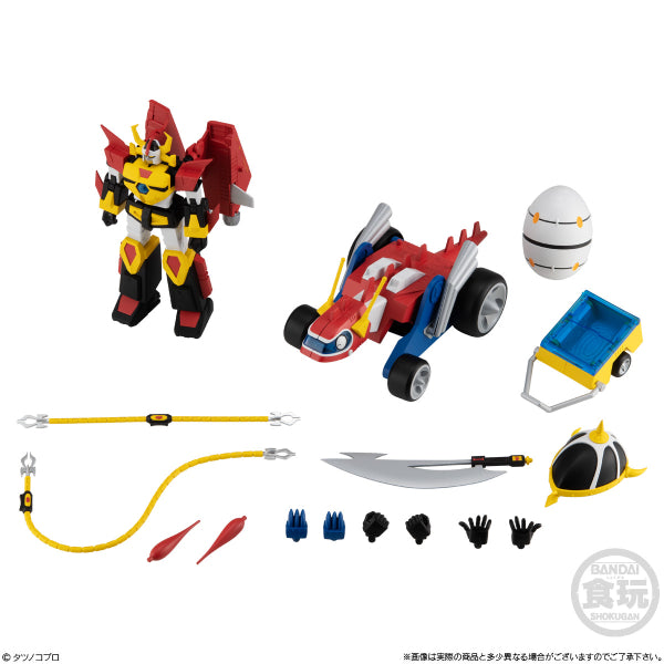 SMP [SHOKUGAN MODELING PROJECT] TIME BOKAN SERIES GYAKUTEN! IPPATSUMAN TOKKYUZAURUS SET W/O GUM