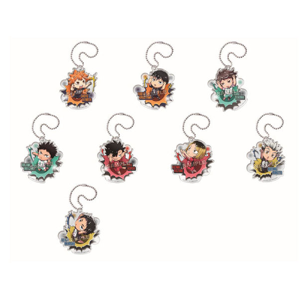 Buchimasu Haikyu Acrylic key chain (set of 8) 排球少年 鎖匙扣 吊飾 掛飾