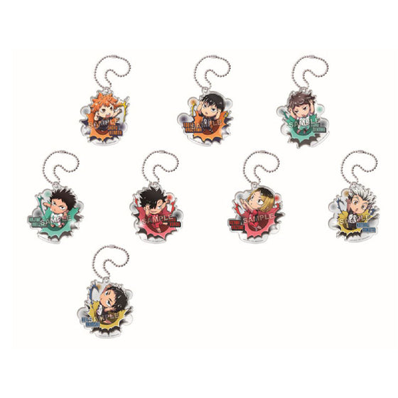 Buchimasu Haikyu Acrylic key chain (set of 8) 排球少年 鎖匙扣 吊飾 掛飾