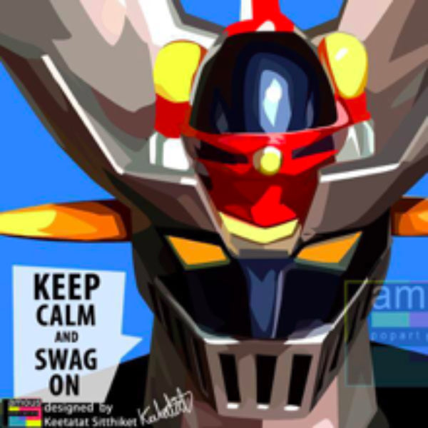 Pop Art Wall Decoration Drawing (Mazinger Z) 鐵甲萬能俠 掛畫