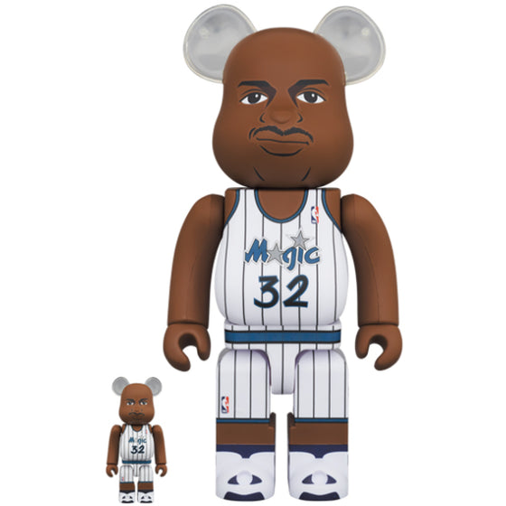 BE@RBRICK Shaquille O'Neal (Orlando Magic) 100% & 400% Set