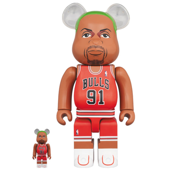 BE@RBRICK Dennis Rodman (Chicago Bulls) 100％ ＆ 400％
