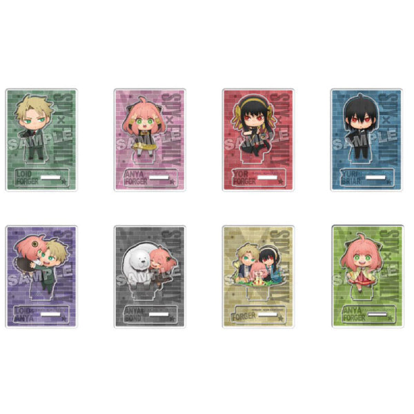 Pepakura SPY x FAMILY Trading Acrylic Stand (set of 8) 間諜家家酒 間諜過家家 安妮亞 Anya アーニャ