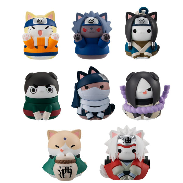 Nyaruto! Naruto Sasuke-kun ! Over Here Edition (Set of 8)(PVC FIGURE)