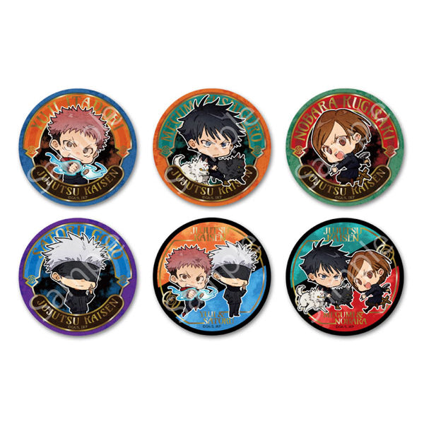 Jujutsu Kaisen Trading Jewelry Can Badge Normal ver. (Set of 6)