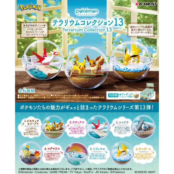 REMENT - POKEMON Terrarium 13 (set of 6) 寵物小精靈 寶可夢