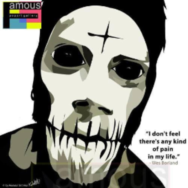 Pop Art Wall Decoration Drawing (Wes Borland) 掛畫