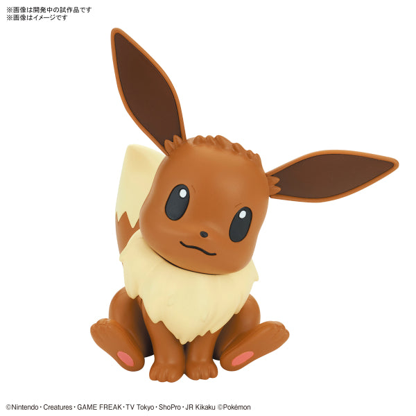 BANDAI Pokepla Quick #04 Pokemon Eevee