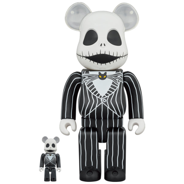 BE@RBRICK Jack Skellington 100％ & 400％ Set