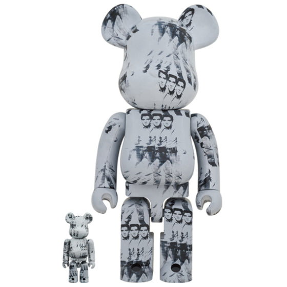 BE@RBRICK Andy Warhol x ELVIS PRESLEY 100％ & 400％ Set