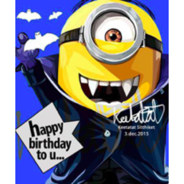 Pop Art Wall Decoration Drawing (Minions HB) 迷你兵團 掛畫