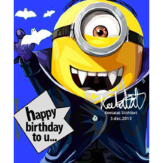 Pop Art Wall Decoration Drawing (Minions HB) 迷你兵團 掛畫