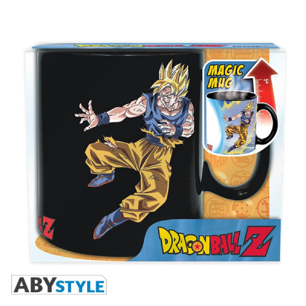 DRAGON BALL - Mug Heat Change - 460 ml - DBZ/ Goku VS Buu