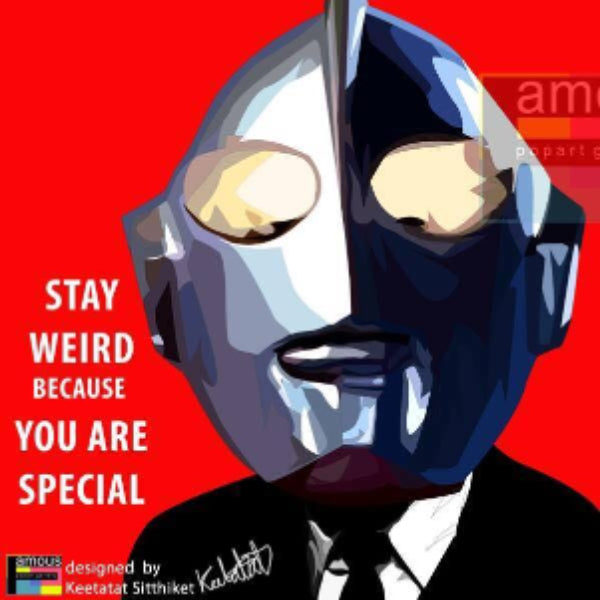 Pop Art Wall Decoration Drawing (Ultraman) 超人 掛畫