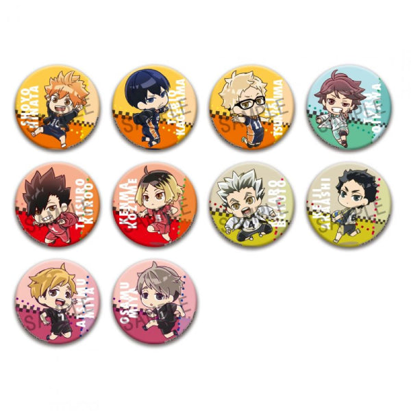 PyonColle Haikyuu!! Trading Tin Badge (set of 10) 排球少年 襟章