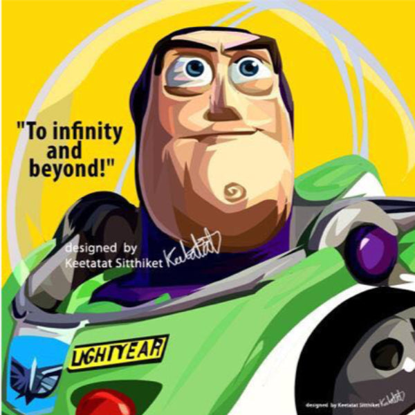 Pop Art Wall Decoration Drawing (Buzz Lightyear) 反斗奇兵 巴斯光年