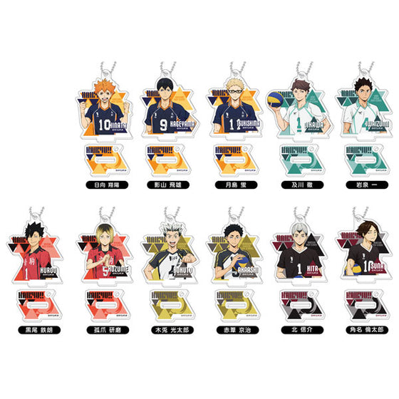 Stand Mini Acrylic Keychain Haikyuu!! Vol.5 BOX A (set of 11) 排球少年
