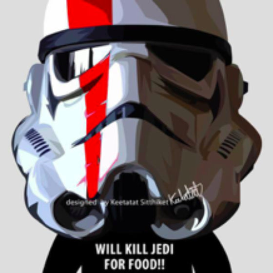 Pop Art Wall Decoration Drawing (Stormtrooper Kill Jedi) 星球大戰 掛畫