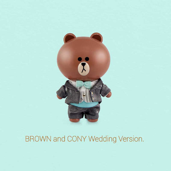 [P-STYLE] LINE FRIENDS - BROWN WEDDING VERSION