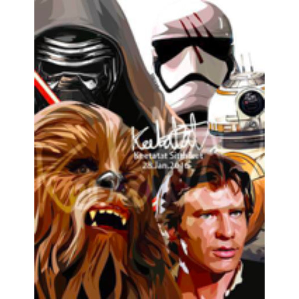Pop Art Wall Decoration Drawing (Star Wars Kylo Ren, Storm Troopers, Chewbacca, BB-8, Han Solo) 星球大戰 掛畫