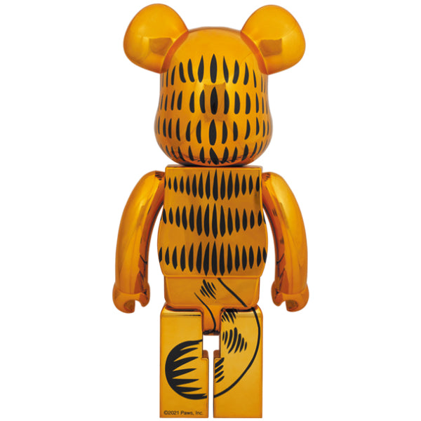 BE@RBRICK GARFIELD GOLD CHROME Ver. 1000％