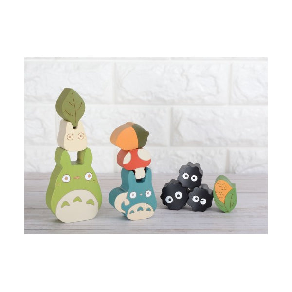 Ghibli - My Neighbor Totoro Shape Wooden Building blocks (2021 APR Resale Ver.)
