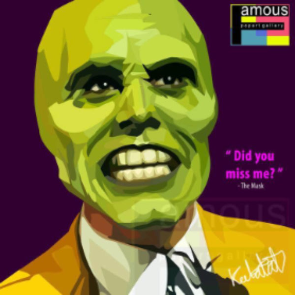 Pop Art Wall Decoration Drawing (The Mask) 變相怪傑 掛畫