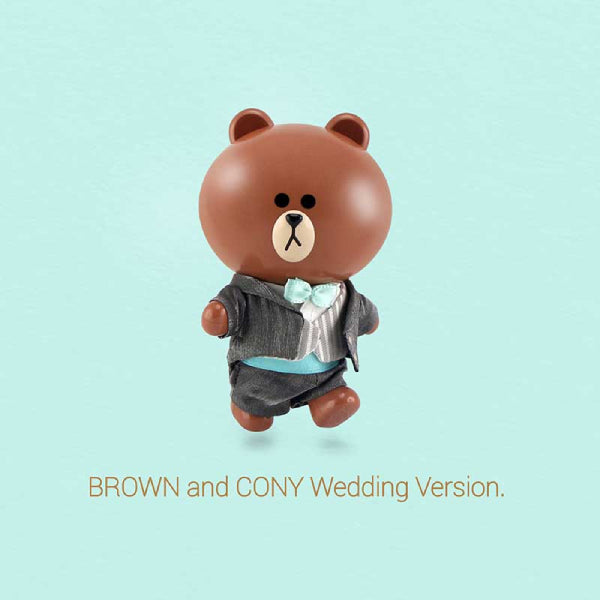 [P-STYLE] LINE FRIENDS - BROWN WEDDING VERSION