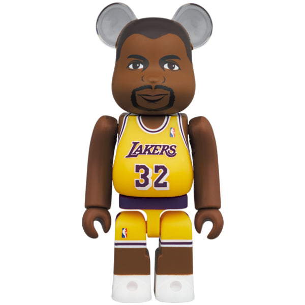 BE@RBRICK Magic Johnson (Los Angeles Lakers) 100％ & 400％ Set