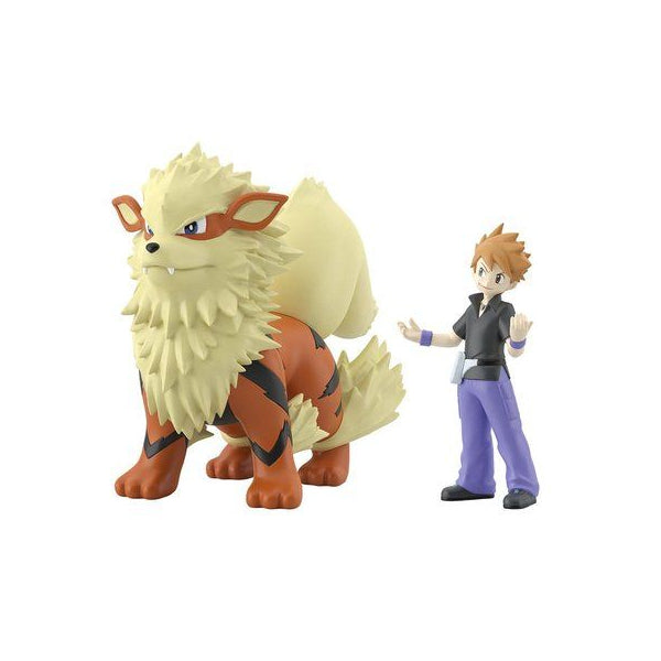 Pokemon Scale World Kanto Green & Arcanine Set