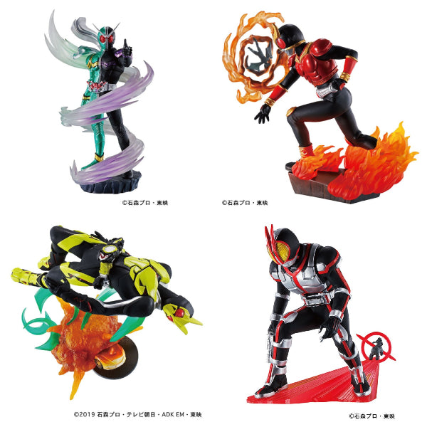 PETITRAMA Kamen Rider Legend Rider Memories Set (set of 4)
