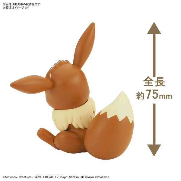 BANDAI Pokepla Quick #04 Pokemon Eevee