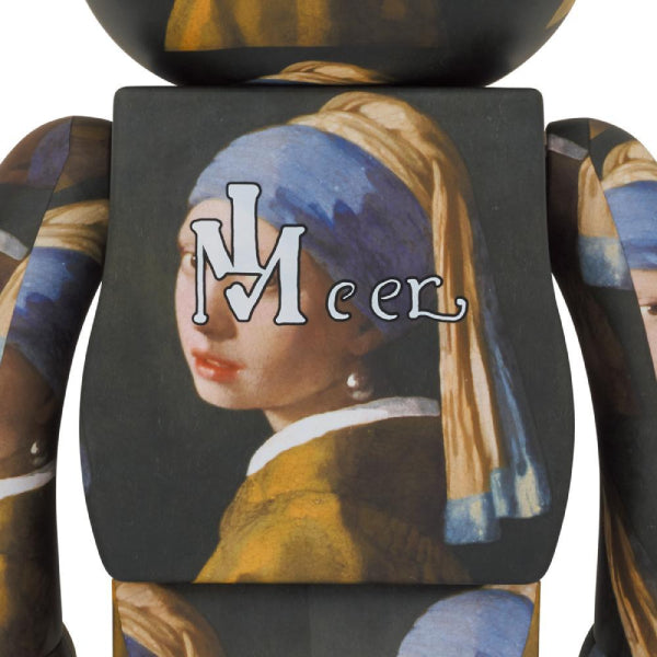BE@RBRICK Johannes Vermeer "Girl with a Pearl Earring" 100% & 400%, 1000%