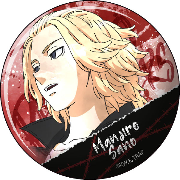 Tokyo Revengers - Wet Color Series Can Badge (Set of 7)