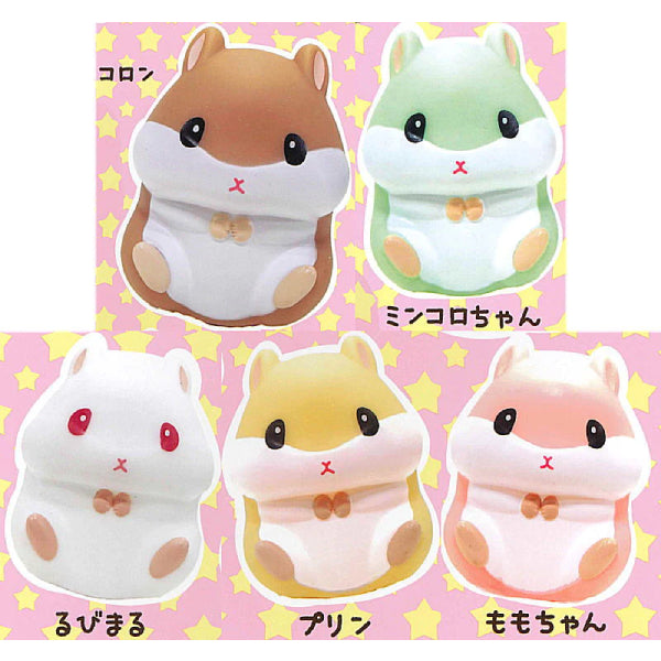 Korohamu Colon Mochiri Sofubi (set of 5) 倉鼠 扭蛋