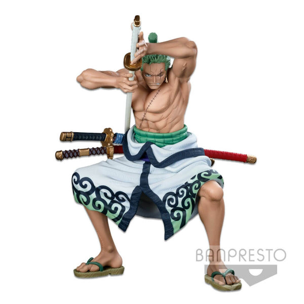 [SMSP] ONE PIECE BANPRESTO WORLD FIGURE COLOSSEUM 3 SUPER MASTER STARS PIECE THE RORONOA ZORO［THE  BRUSH］&［THE ORIGINAL］