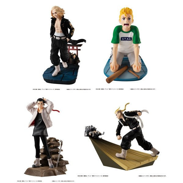 Petitrama series Tokyo Revengers TOMAN HEROIC SCENES set