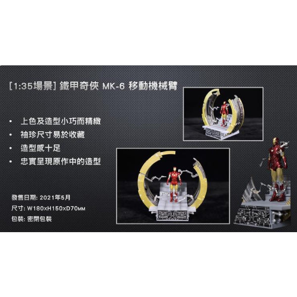 [1:35 Scale Model] Iron Man MK VI Moving Gantry