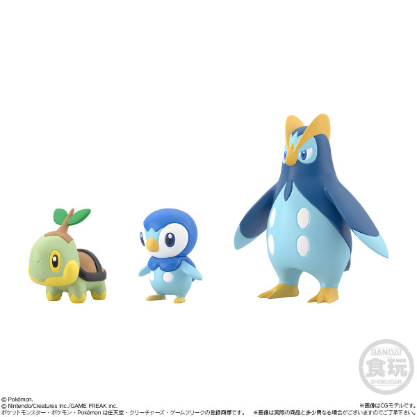 POKEMON SCALE WORLD SINNOH REGION SET W/O GUM (set of 6)
