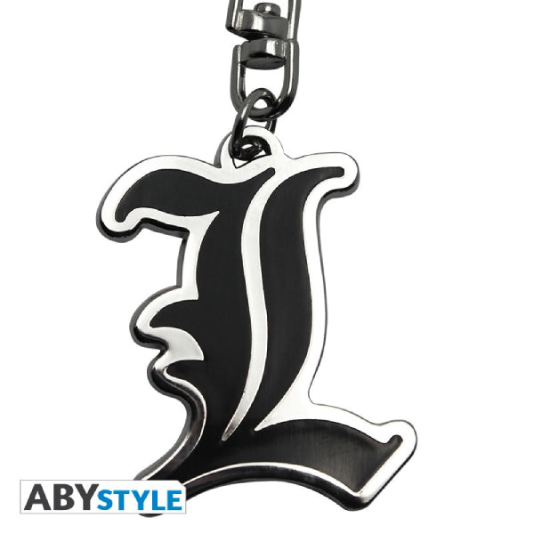 DEATH NOTE - Keychain  "L" Symbol