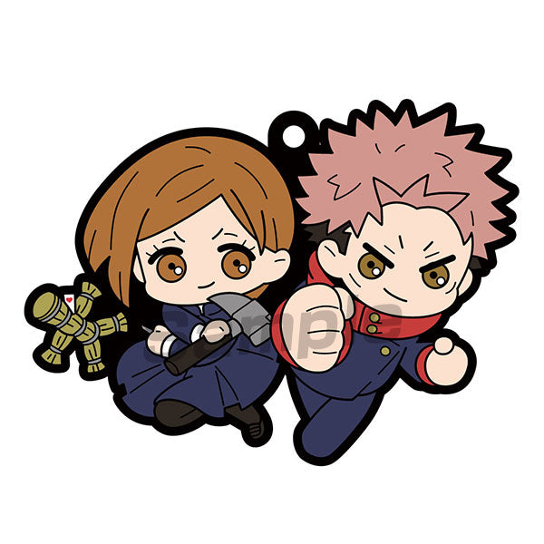 Rubber Mascot Keychain Buddy-Colle Jujutsu Kaisen (Set of 6)