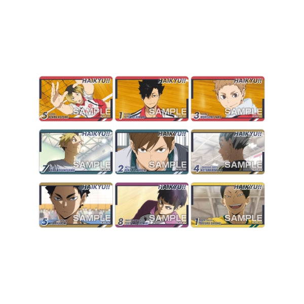 Haikyu !! TO THE TOP Deco sticker 2 with gum [1 BOX 20 packs included]