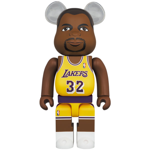 BE@RBRICK Magic Johnson (Los Angeles Lakers) 100％ & 400％ Set