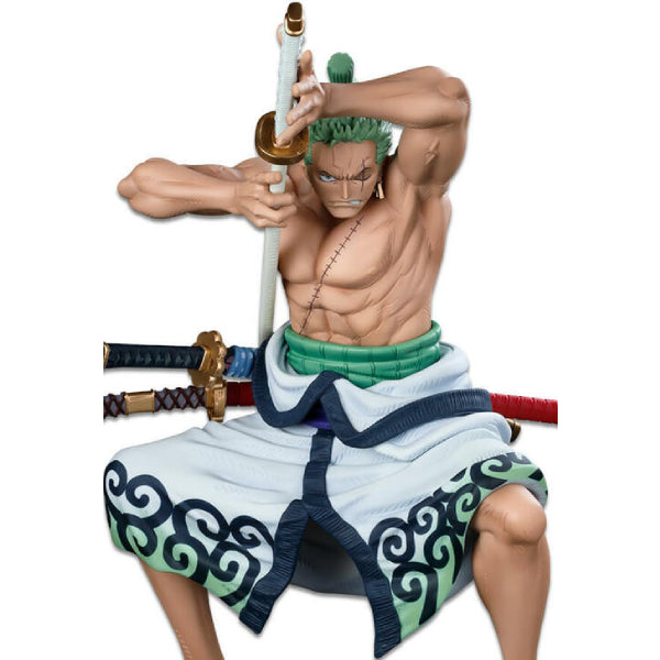 [SMSP] ONE PIECE BANPRESTO WORLD FIGURE COLOSSEUM 3 SUPER MASTER STARS PIECE THE RORONOA ZORO［THE  BRUSH］&［THE ORIGINAL］