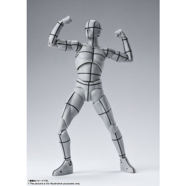 S.H.Figuarts Body-kun & Body-chan -Wire Frame- (Gray Color Ver.)
