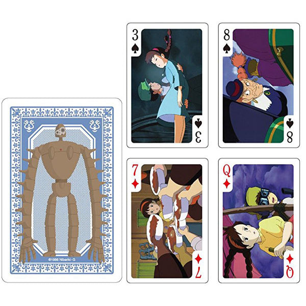 Ghibli - Playing cards full of scenes Laputa: Castle in the Sky