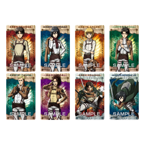 Attack on Titan Metallic Card Collection ◆ First production limited BOX purchase privilege included ◆ [1 BOX; PACK of 16]