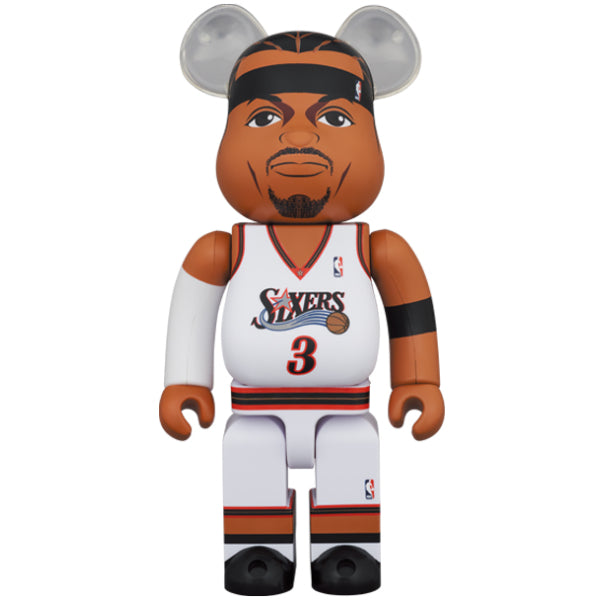 BE@RBRICK Allen Iverson (Philadelphia 76ers) 100％ ＆ 400％ Set